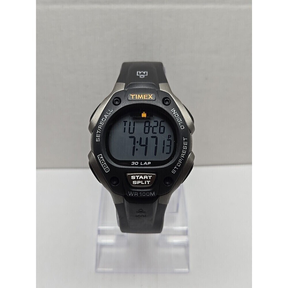Timex Ironman Classic 30 Lap Watch 40mm Indiglo WR100M New Battery Quartz Mens